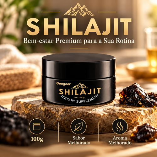 Shilajit 100% Puro 💎 Fonte de Energia Vital do Himalaia