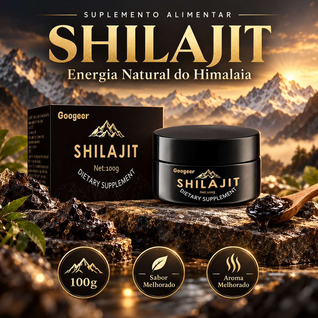 Shilajit 100% Puro 💎 Fonte de Energia Vital do Himalaia